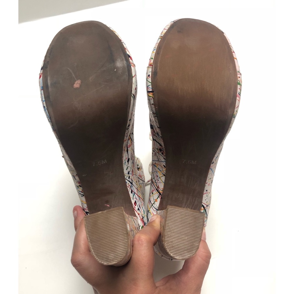 JEFFREY CAMPBELL Lita-Paint size 7.5 platform heel - Picture 6 of 8